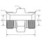 World Wide Fittings Male British Standard Pipe Parallelto Male British Standard Pipe Parallel Straight Nipple 9022X06X06 - alternate 2